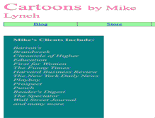 Tablet Screenshot of mikelynchcartoons.com